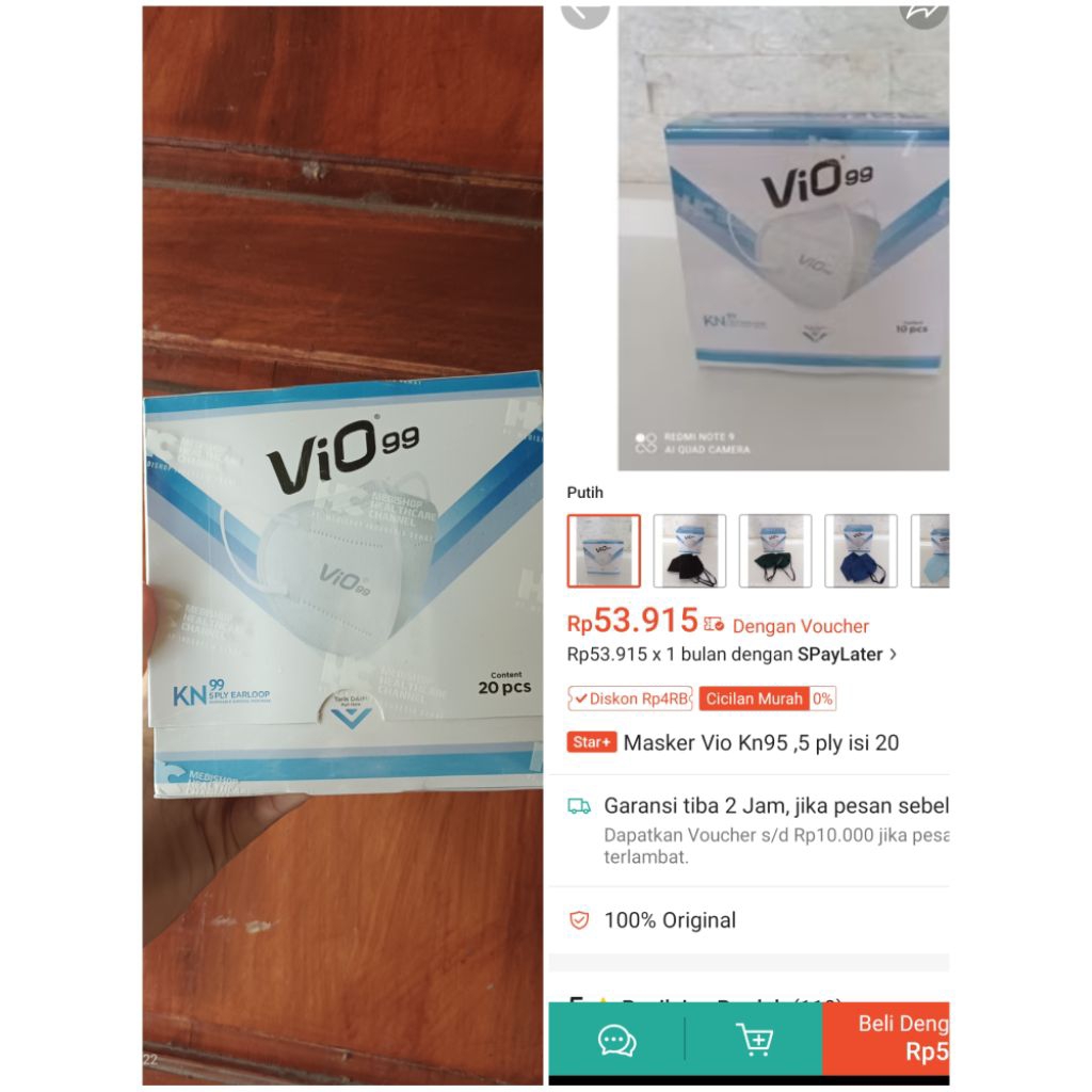Masker vio 99 masker kesehatan