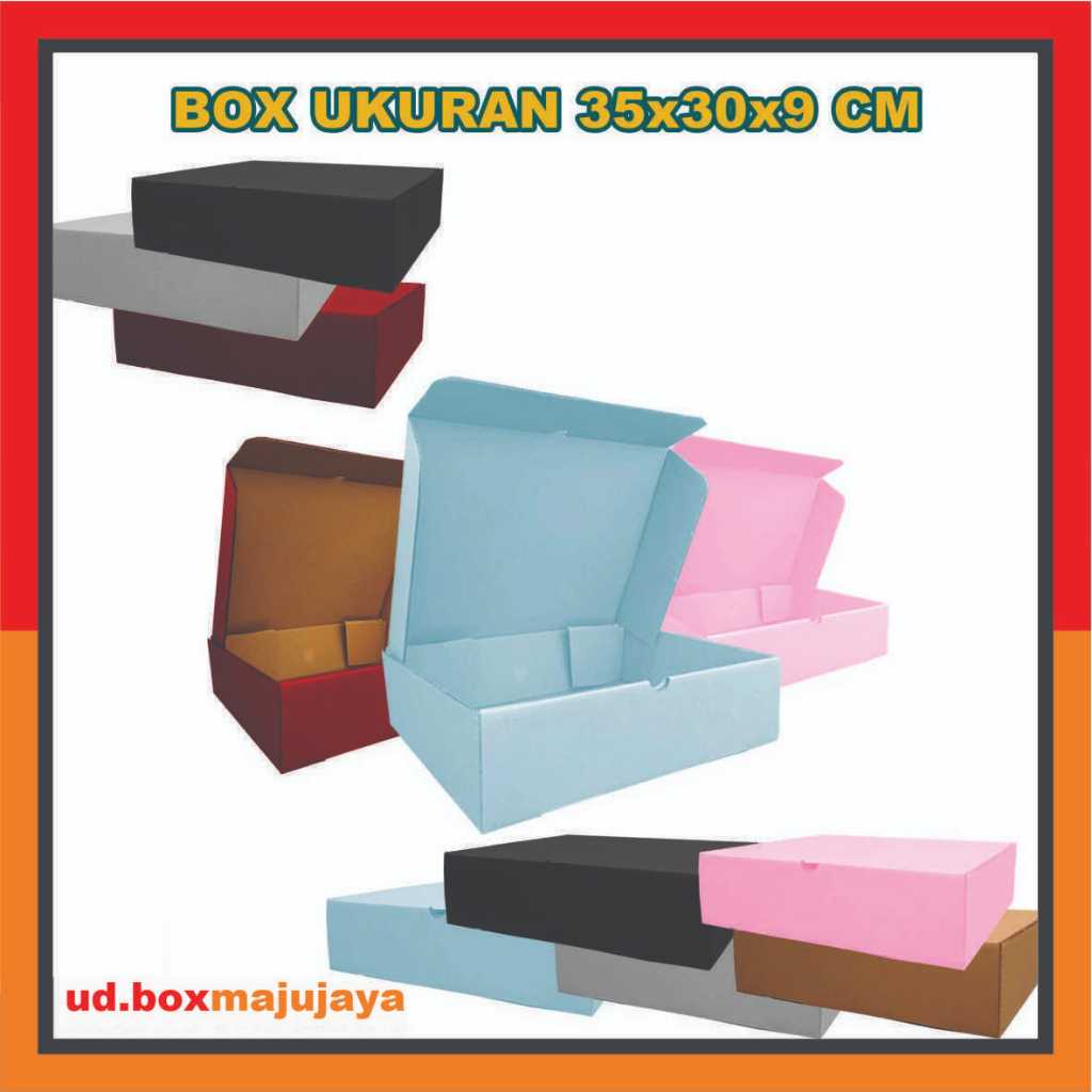 Box 35x30x9 Cm / Box Lipat Depan / Box Hampers