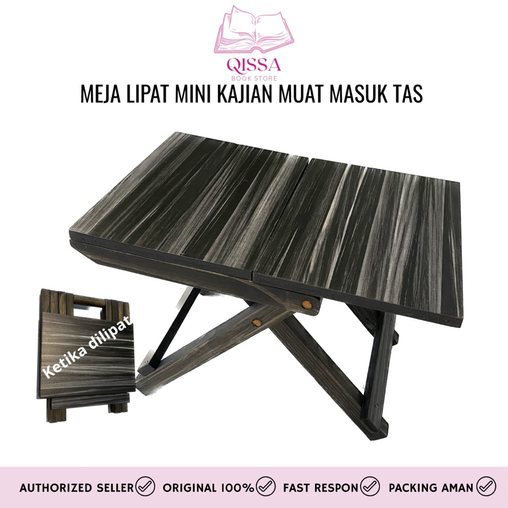 [ READY STOCK ] Meja Lipat Mini Muat Masuk Tas MATAS Meja Kajian | Meja Lipat Mini untuk Kajian dan 