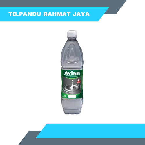 Thinner B 1 Liter Avian B Asli Pengencer Cat