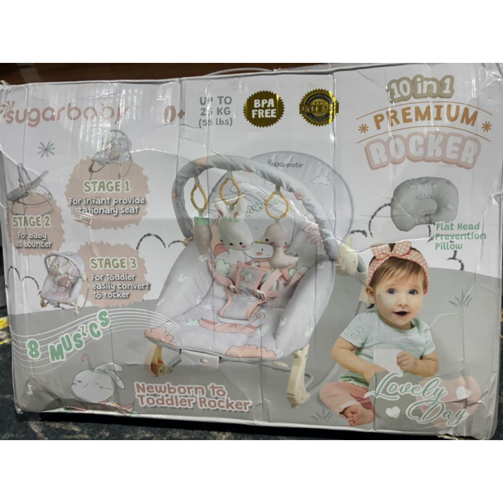 Bouncer Sugarbaby 10in1 Premium Rocker