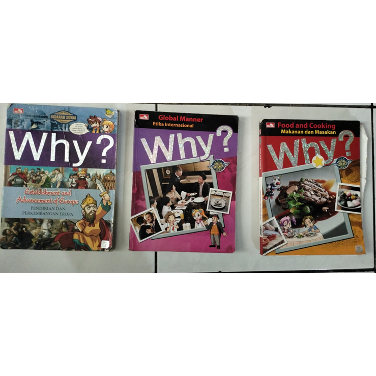 Why Series Book Komik Edukasi Anak 8+ Tahun