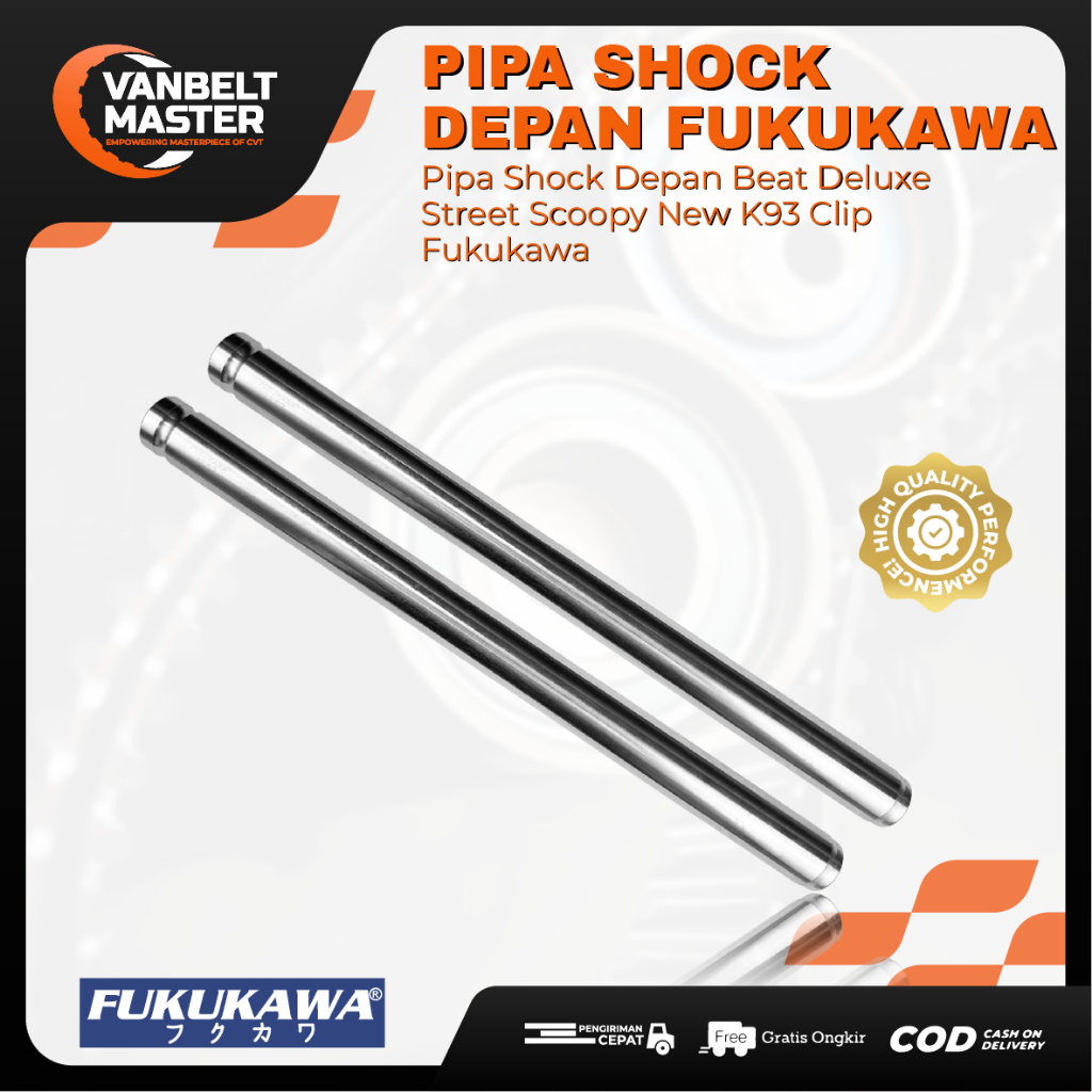 Fukukawa Pipa As Shock Shockbreaker Depan Scoopy Ring 12 Beat Deluxe Street New CBS ISS K93 K59