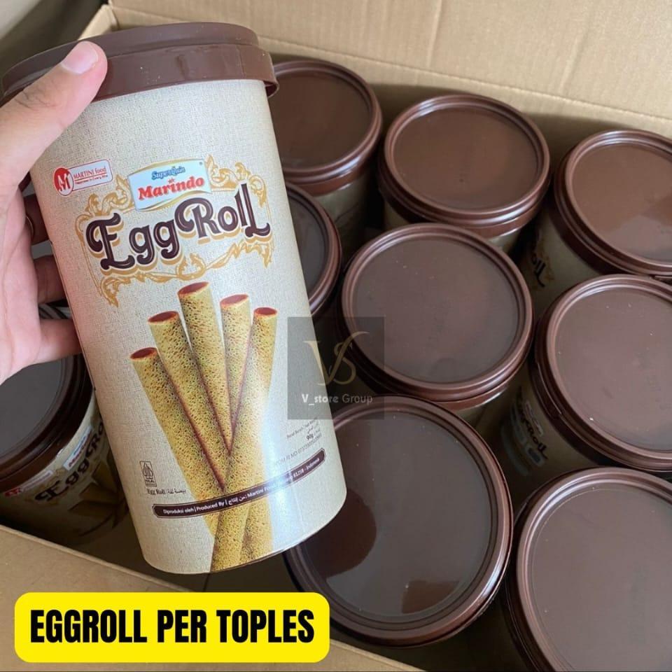 (PER TOPLES)EGGROLL MARINDO 90GR/EGG ROLL DAPAT 1 TOPLES Camilan