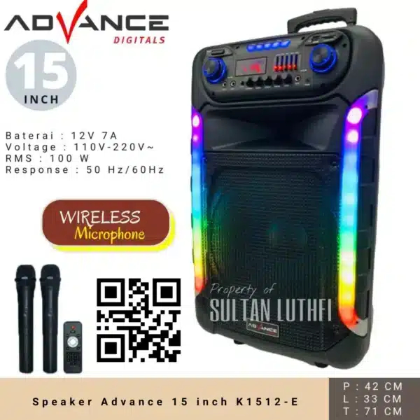 Speaker Advance 15 inch K1512-E