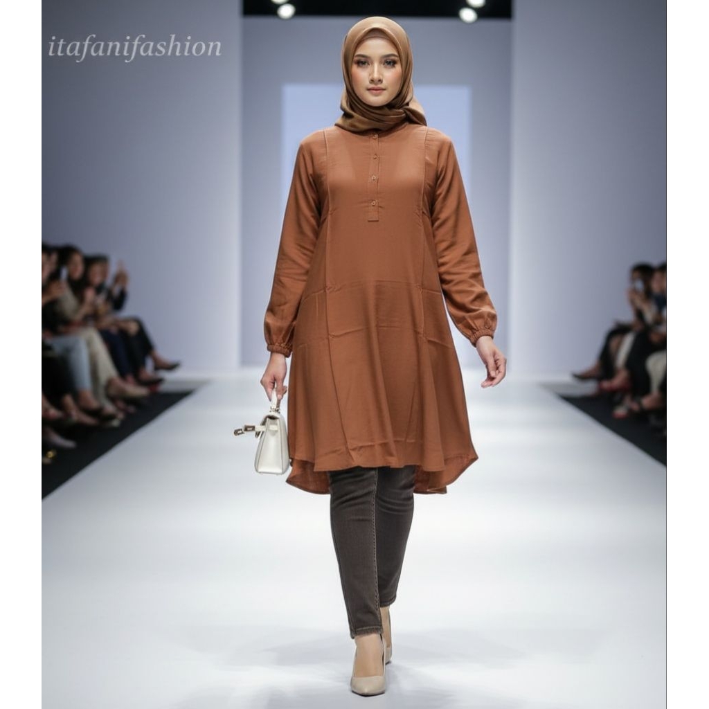 Tunik muslim hijab natasha