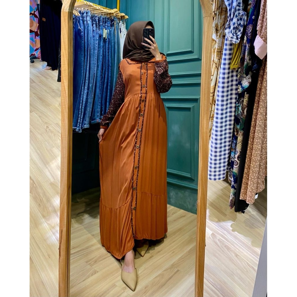 Gamis polos by Ratu Fashion