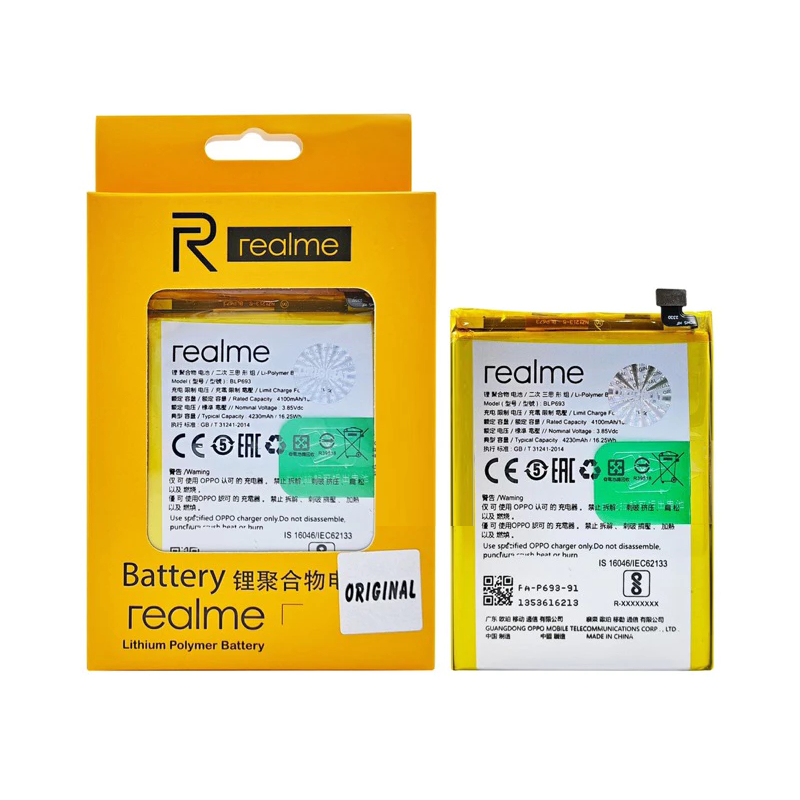 BATERAI BATRE REALME 3 BLP693 ORI