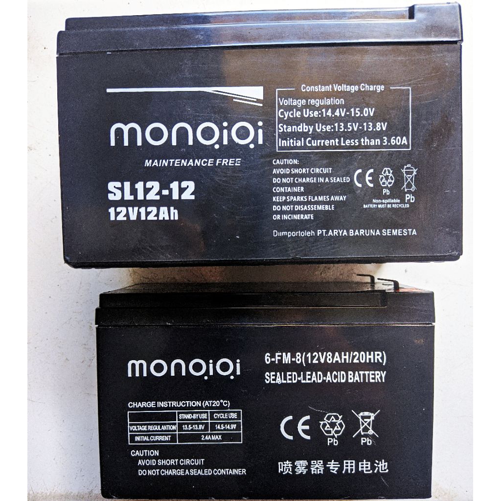 Aki/Baterai mainan mobil listrik, sepeda listrik, motor listrik