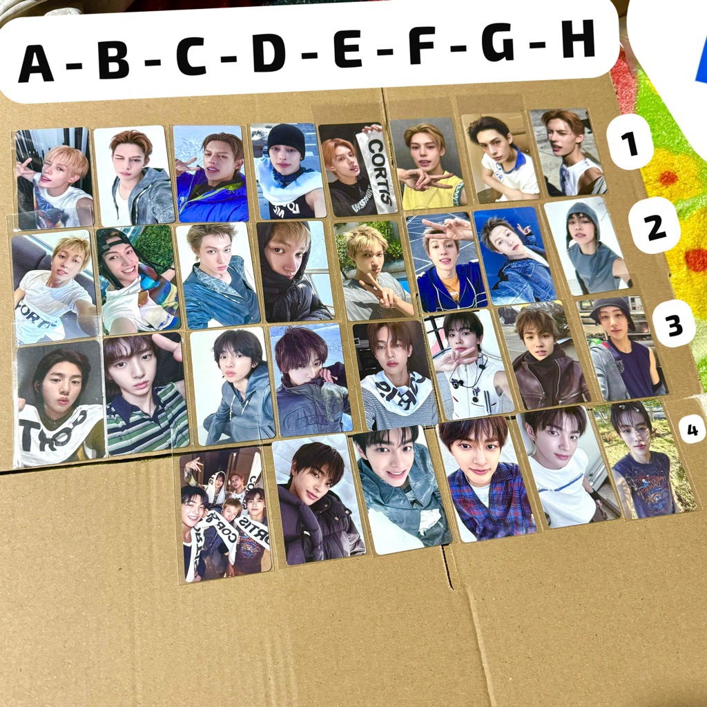 PHOTOCARD CORTIS MARTIN JAMES SEONGHYEON JUHOON KEONHO MUSIC KOREA WEVERSE SHOWCASE BEATROAD MUKOR L