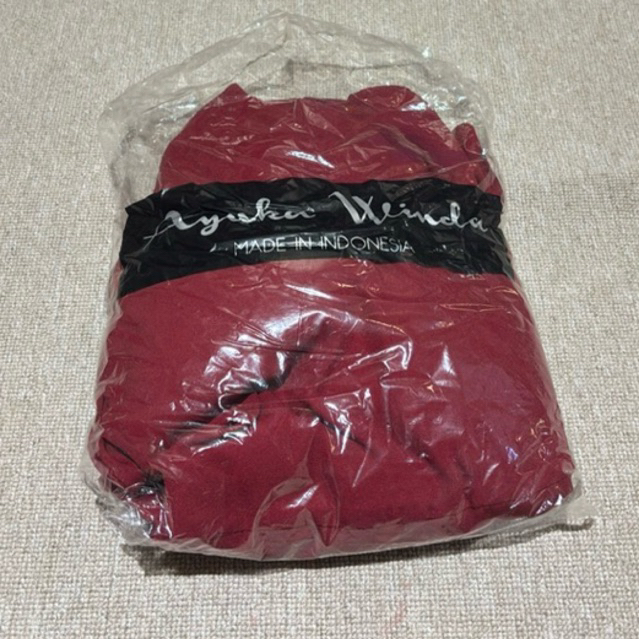 Gamis Syari Aisyah Deep Red by AyukaWinda