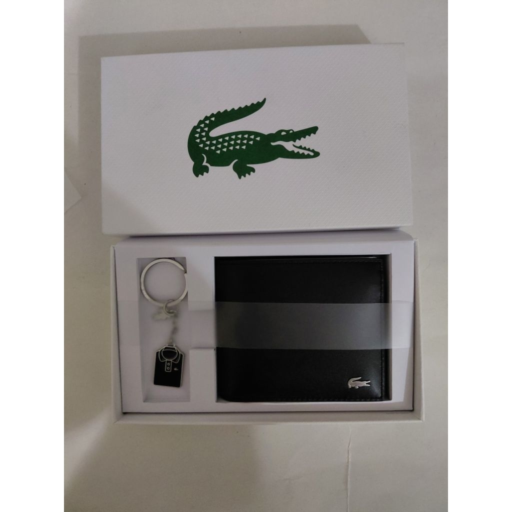 Lacoste Leather Wallet  / Dompet Original