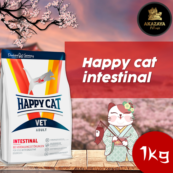 HAPPY CAT INTESTINAL | HAPPY CAT INTESTINAL KEMASAN 1KG REPACK | MAKANAN KUCING HAPPY CAT INTESTINAL