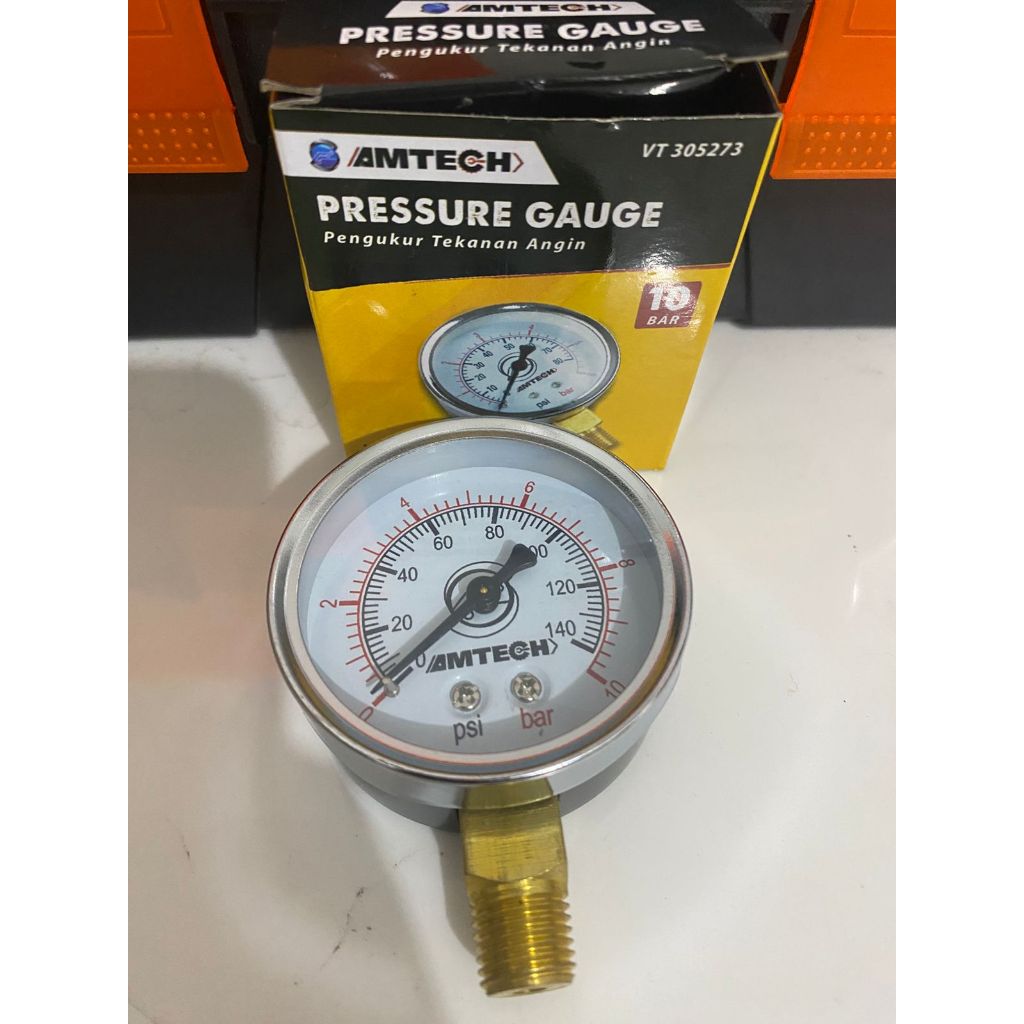 Fuel Pressure Gauge Tekiro - Alat Ukur Tekanan Pompa Bensin Motor Injeksi Universal Fuel Pump Tester