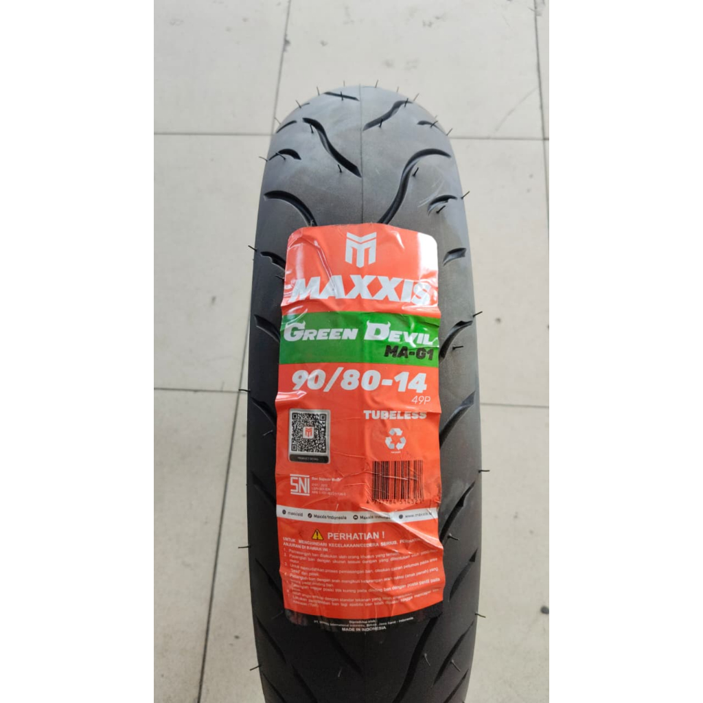 MAXXIS GREEN DEVIL 90/80-14 TUBELES