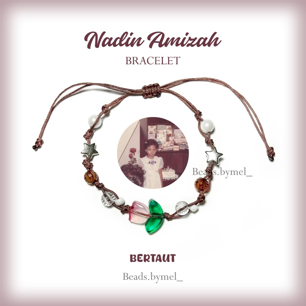 GELANG NADIN AMIZAH BRACELET | gelang tali album Nadin Amizah | gelang tali Aesthethic | gelang nadi