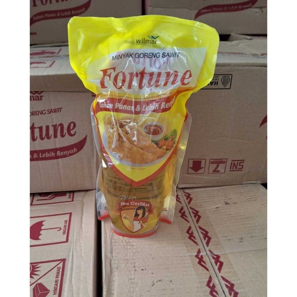 Fortune Refill 1 Liter - Minyak Goreng 1 Karton
