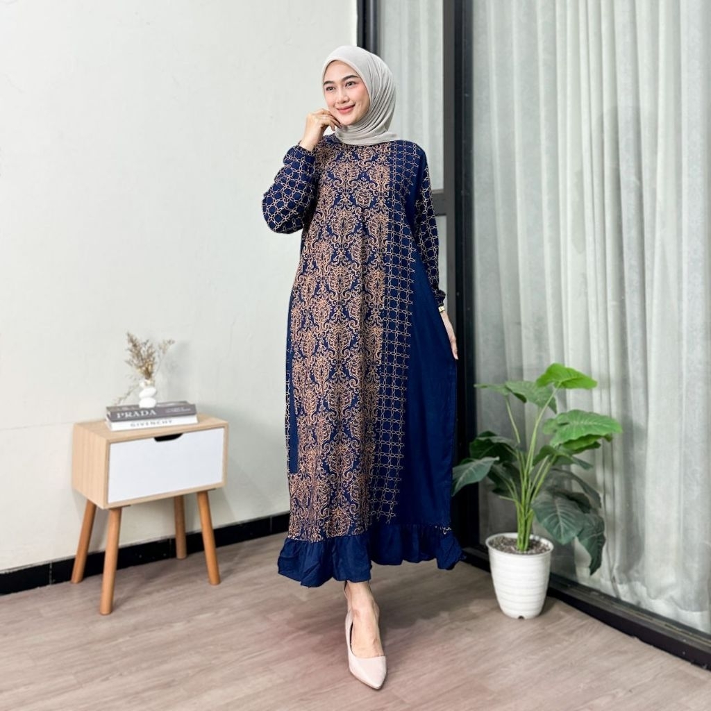 GAMIS NABILA//GAMIS BAHAN RAYON//GAMIS BUSUI