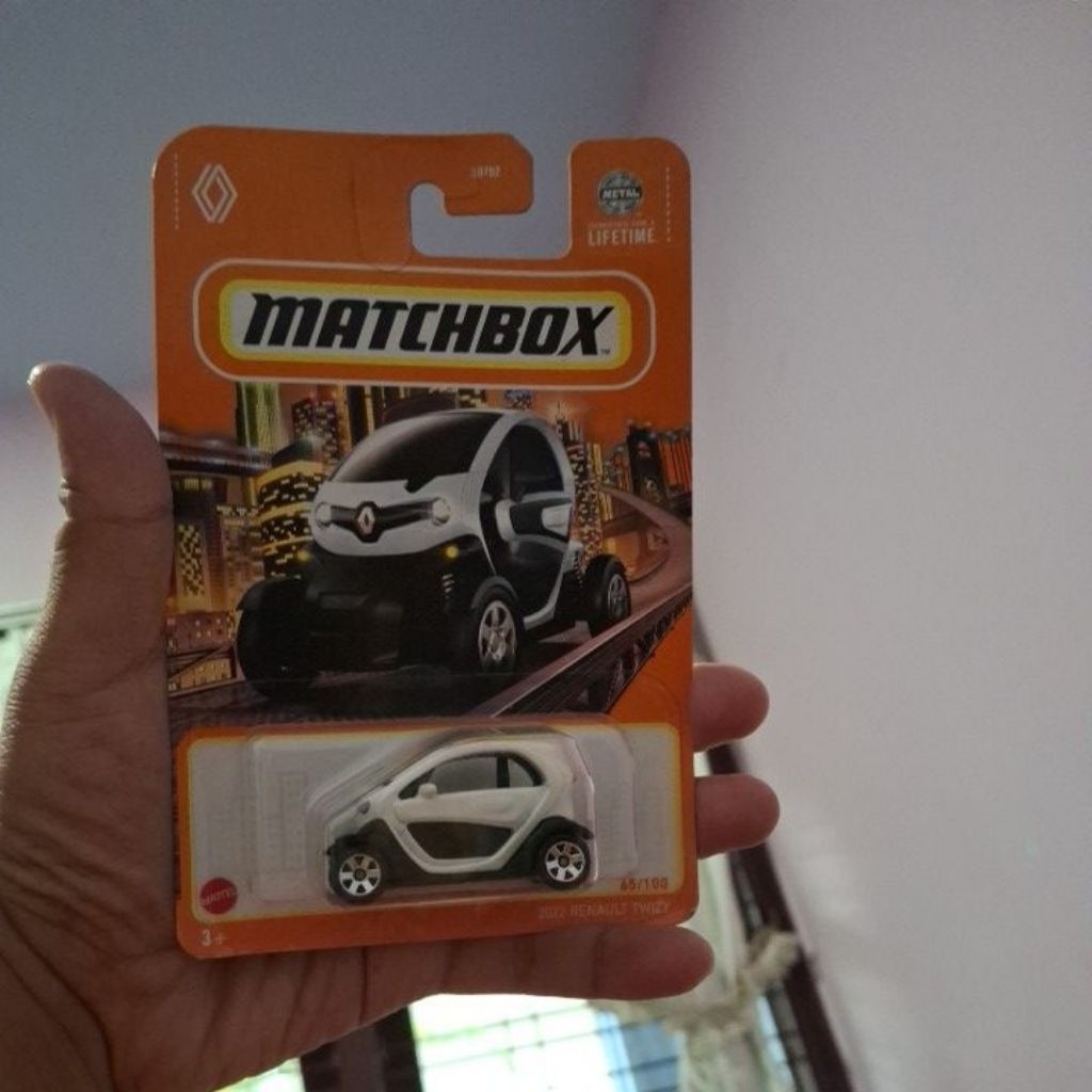 Diecast Matchbox seri Renault tipe 2022 Renault Twizy