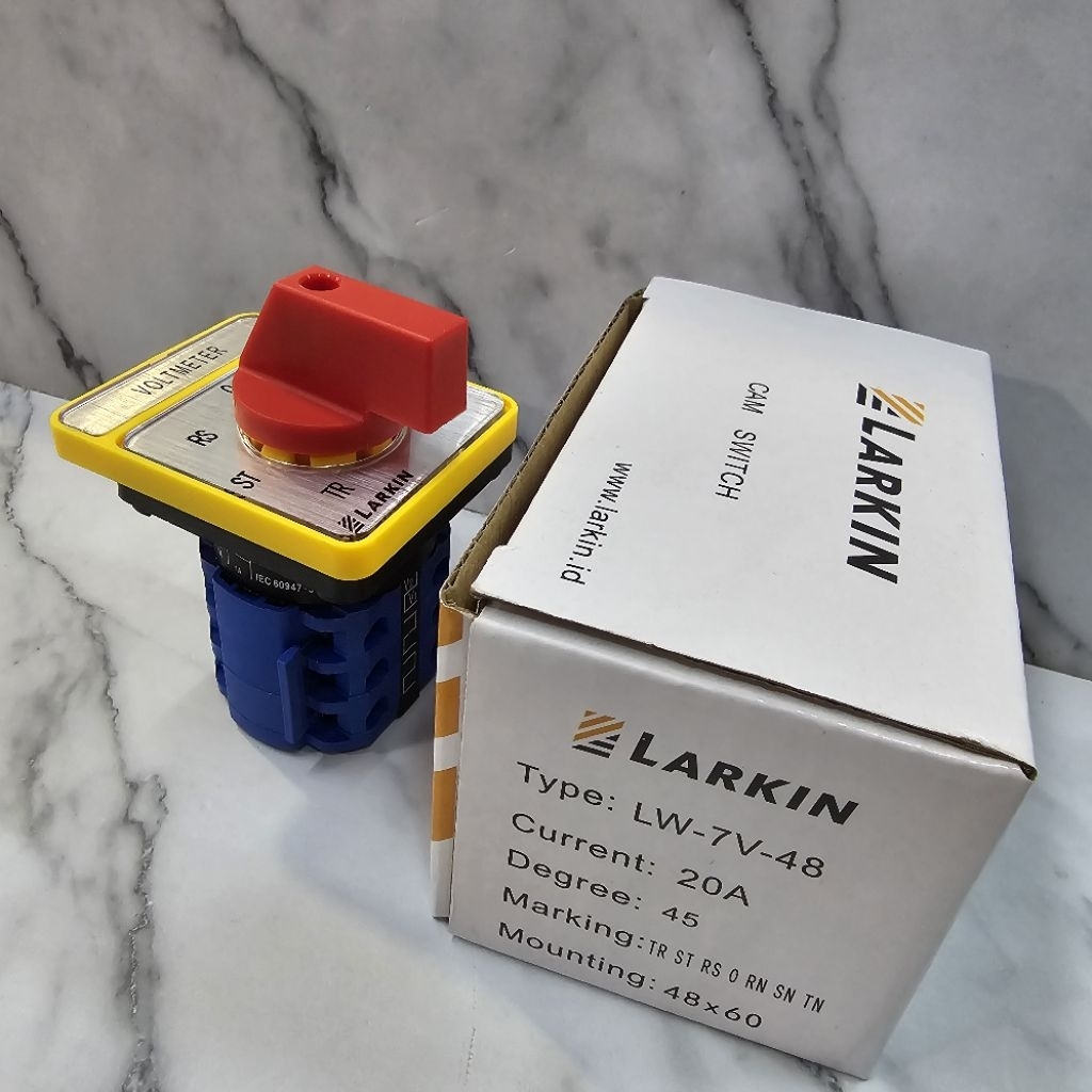 LW-7V-48 SELECTOR VOLT 7 POSISI  VOLTMETER LARKIN