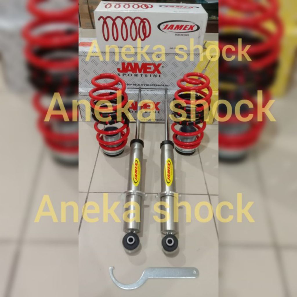 SHOCK BREAKER JAMEX COILOVER ADJUSTABLE SUZUKI ERTIGA 2010-2017 BELAKANG