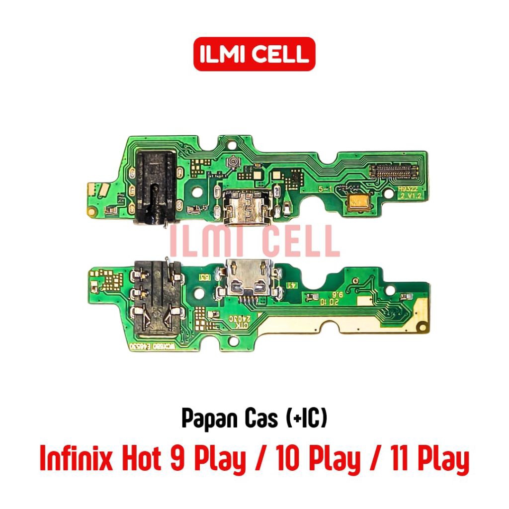 PAPAN KONEKTOR CAS MIC INFINIX HOT 9 PLAY/ HOT 10 PLAY/ HOT 11 PLAY ORI