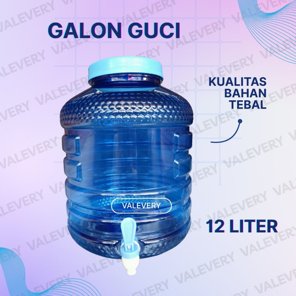Galon Guci Kran 12 Liter