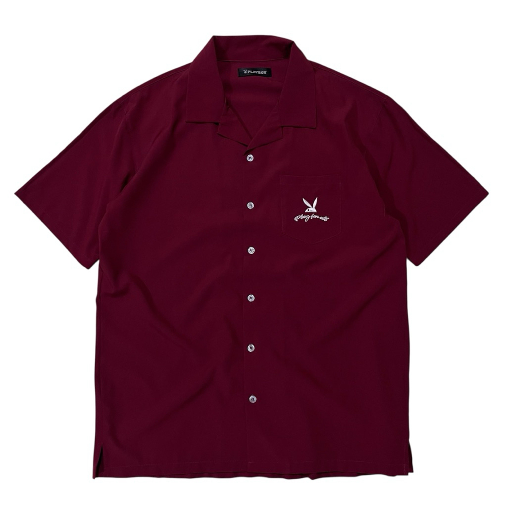 Kemeja Open collar Playboy