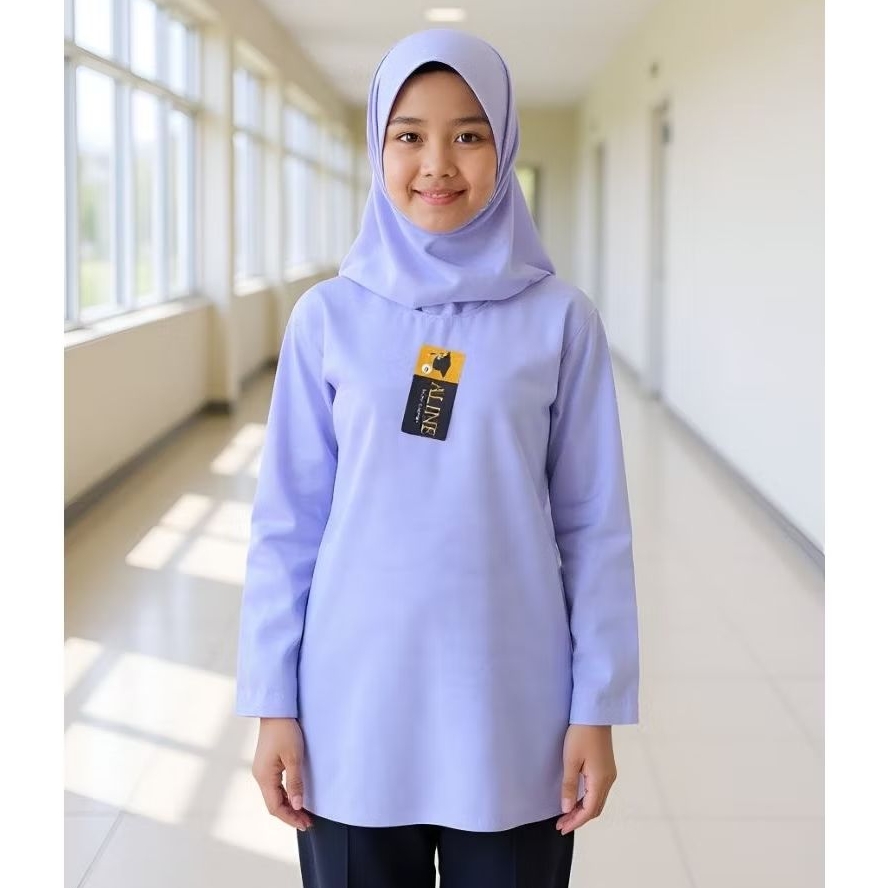 Baju kurung putih SD/SMP/SMA seragam sekolah