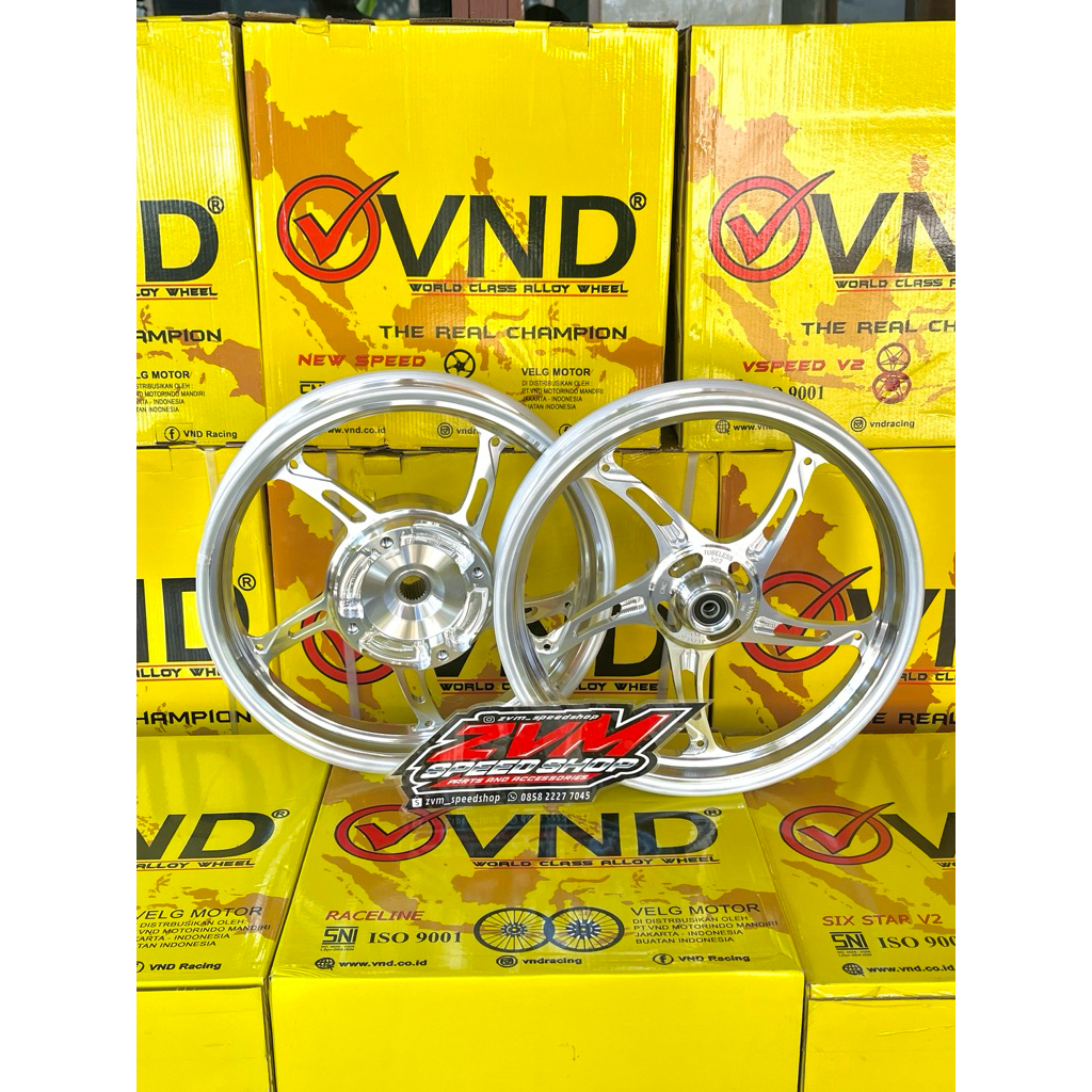 Velg Vnd New Speed Ring 14 Vario 160 Stylo 160 ABS Pemasangan Pnpp