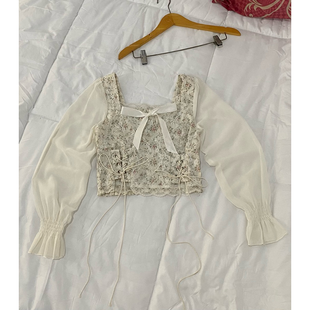 ATASAN VINTAGE CROP ALA BELANDA