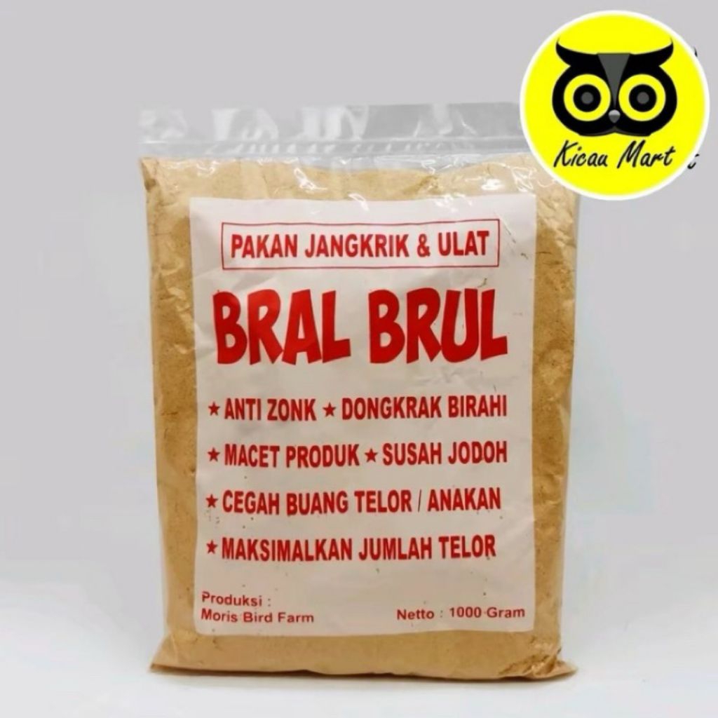 BRAL BRUL pakan jangkrik anti zonk