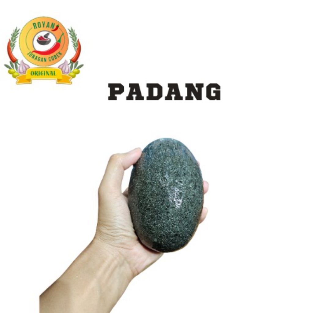 ULEKAN PADANG BATU ASLI UKURAN STANDAR ULEKAN BULAT