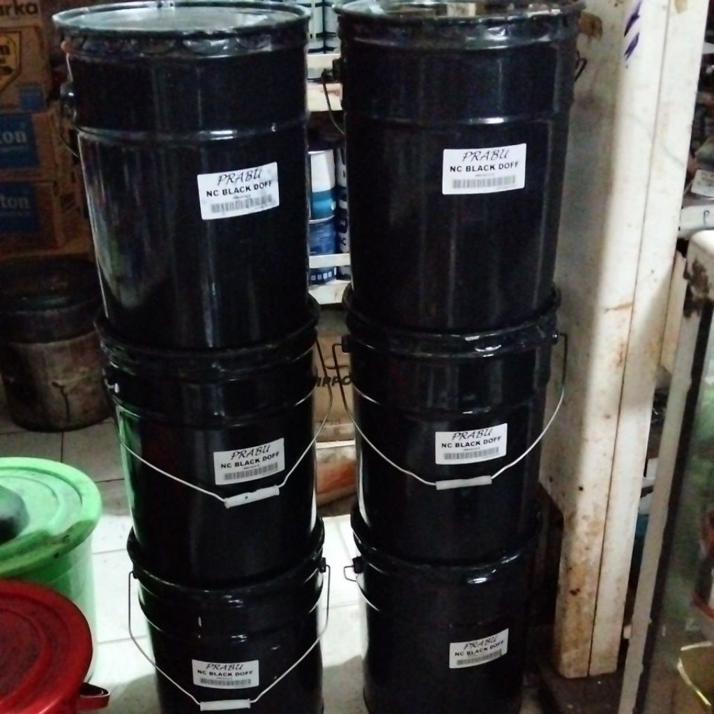 CAT NC DUCO BLACK DOFF /GLOSS PAIL 20KG  - CAT DUCO JEPANG 20L (khusus pengiriman instan)