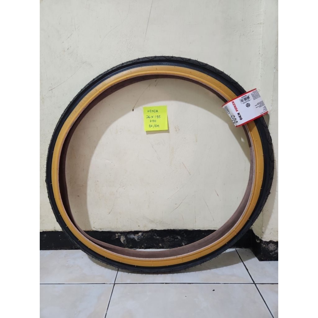 BAN LUAR KENDA 26 X 1.95 K90 warna GUMWALL