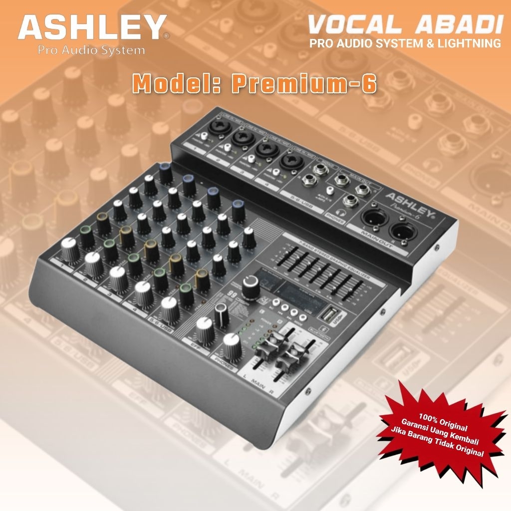 MIXER AUDIO ASHLEY PREMIUM 6