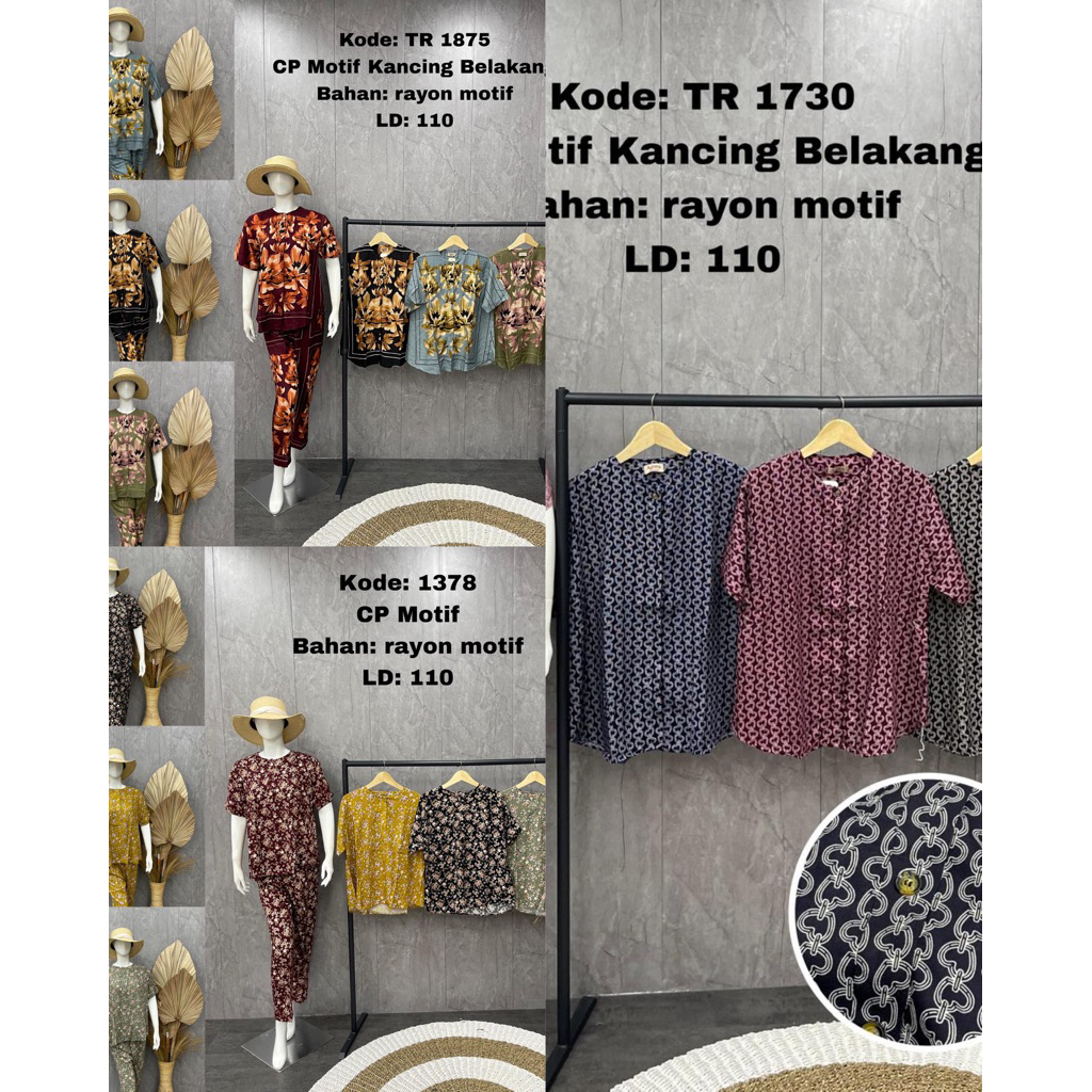 (102047) Agnes Stelan Rayon cantik, Cp standar/Kekinian/BajuViral/Rayon