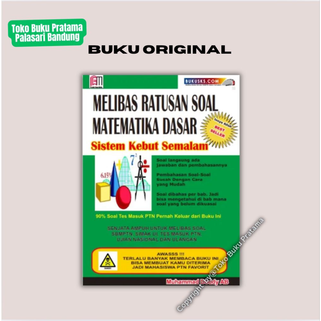 Buku Belajar Matematika Dasar SMA - SKS Melibas Ratusan Soal Matematika Dasar - ORI