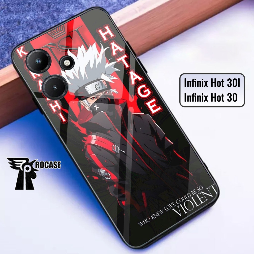 Case Infinix Hot 30i - Casing Hp Infinix Hot 30i Terbaru ( kakashi ) Softcase Hp Infinix Hot 30i - S