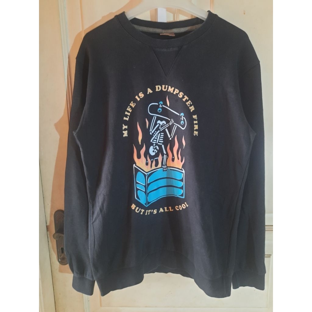 Crewneck Sculptor + Crewneck Karl Kani art Tengkorak Skateboard Korea