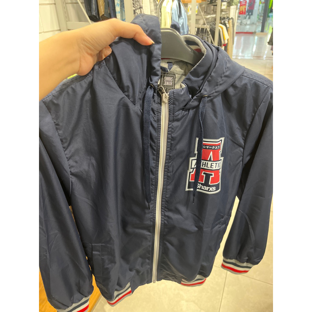 Jaket zipper anak brand SHARKS ORIGINAL