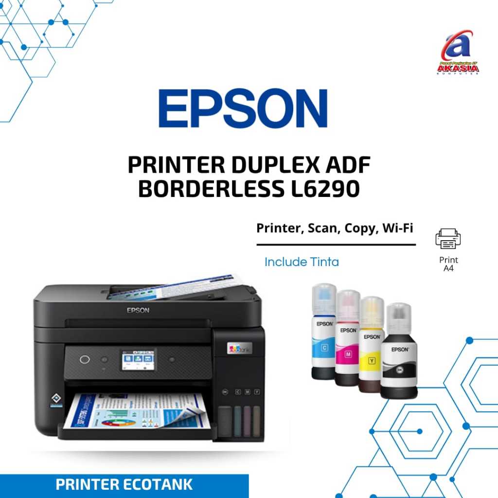 EPSON PRINTER DUPLEX ADF BORDERLESS L6290