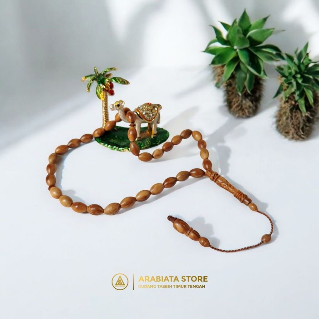 Premium Tasbih Kauka Kokka Fuqoha Koka Kaukah 33 Butir Asli Import Mesir