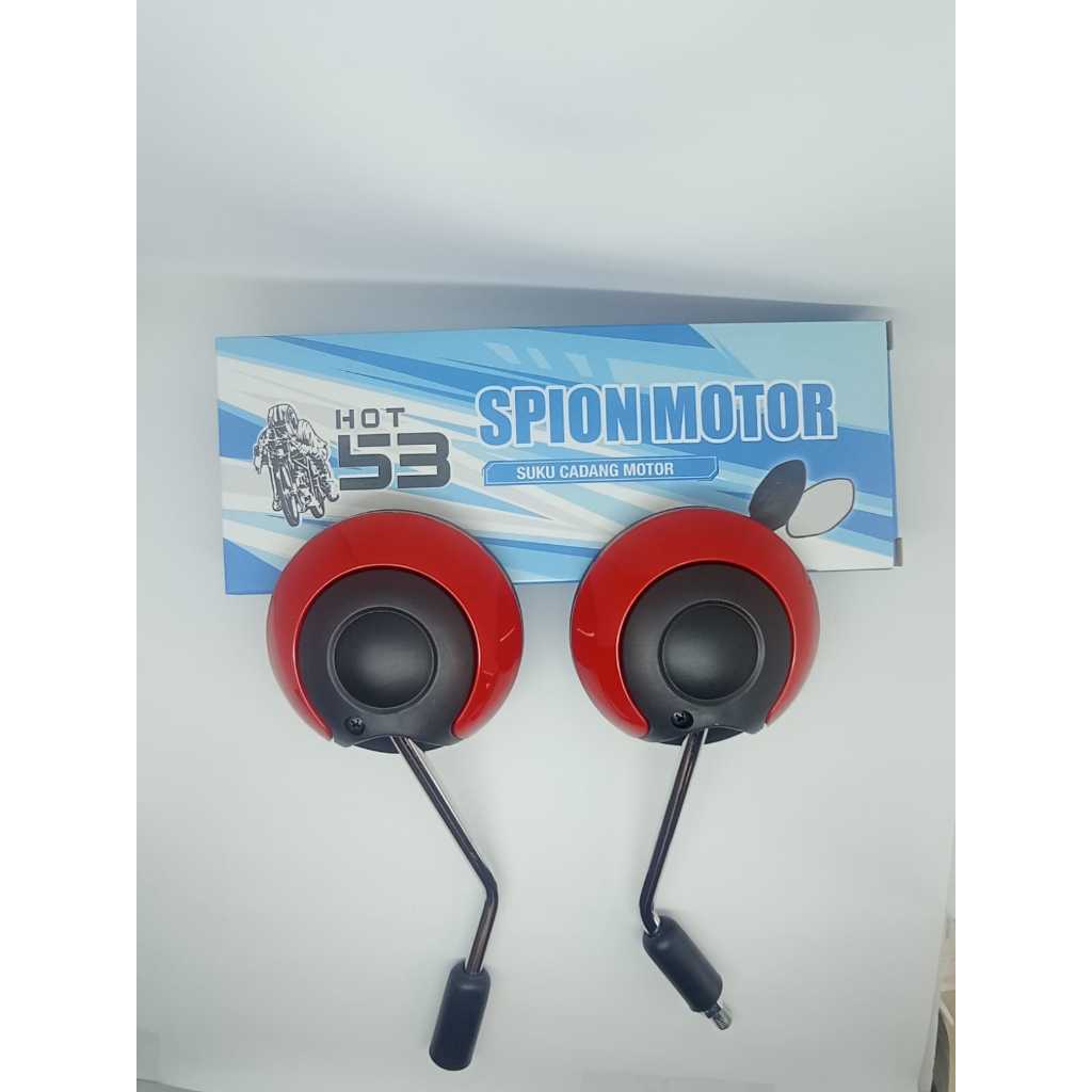 Spion Scoopy Merah 53 – Spion Motor Honda Scoopy Sporty & Berkualitas