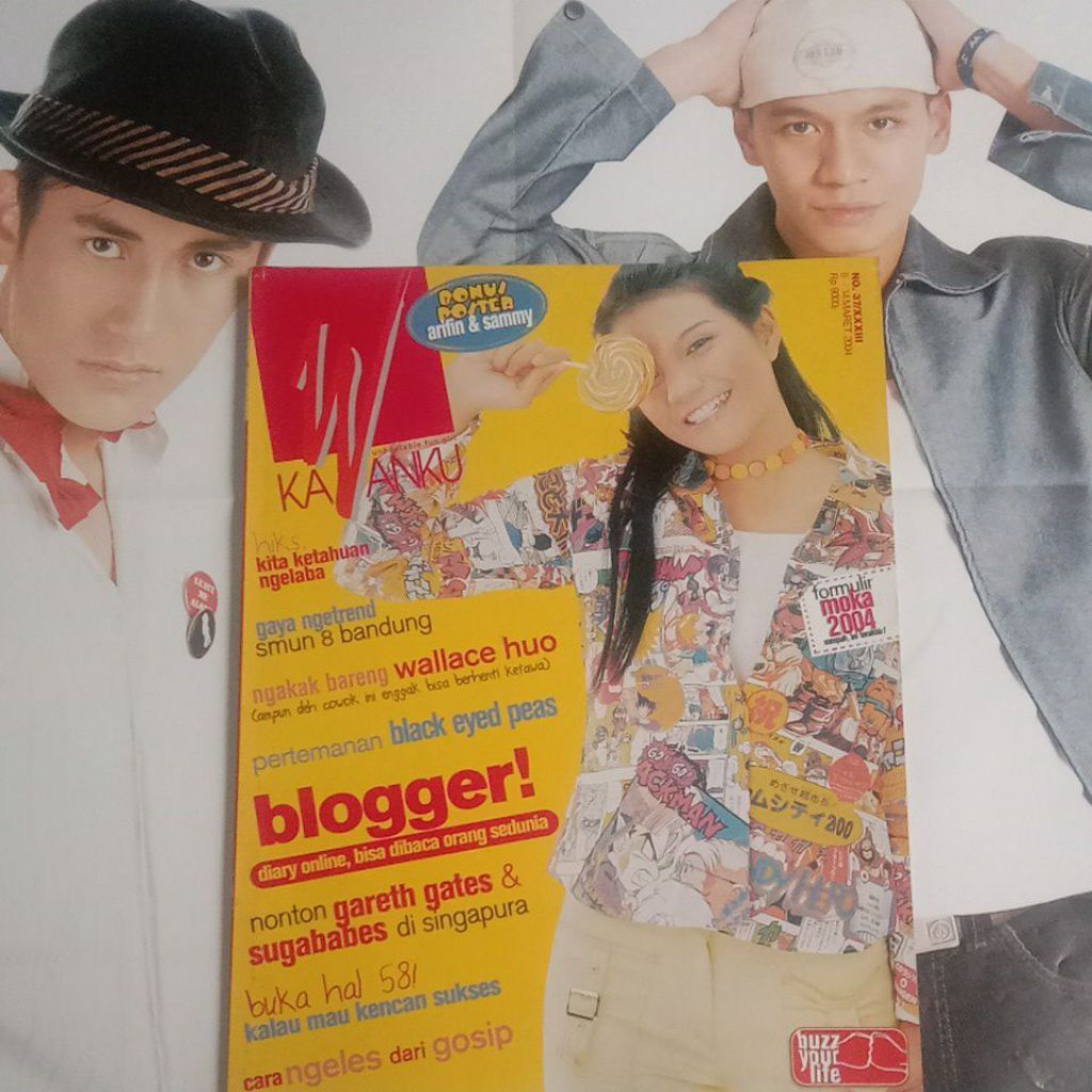 Majalah Kawanku Tahun 2004 Cover Girindra Kara (Finalis Moka'2003)