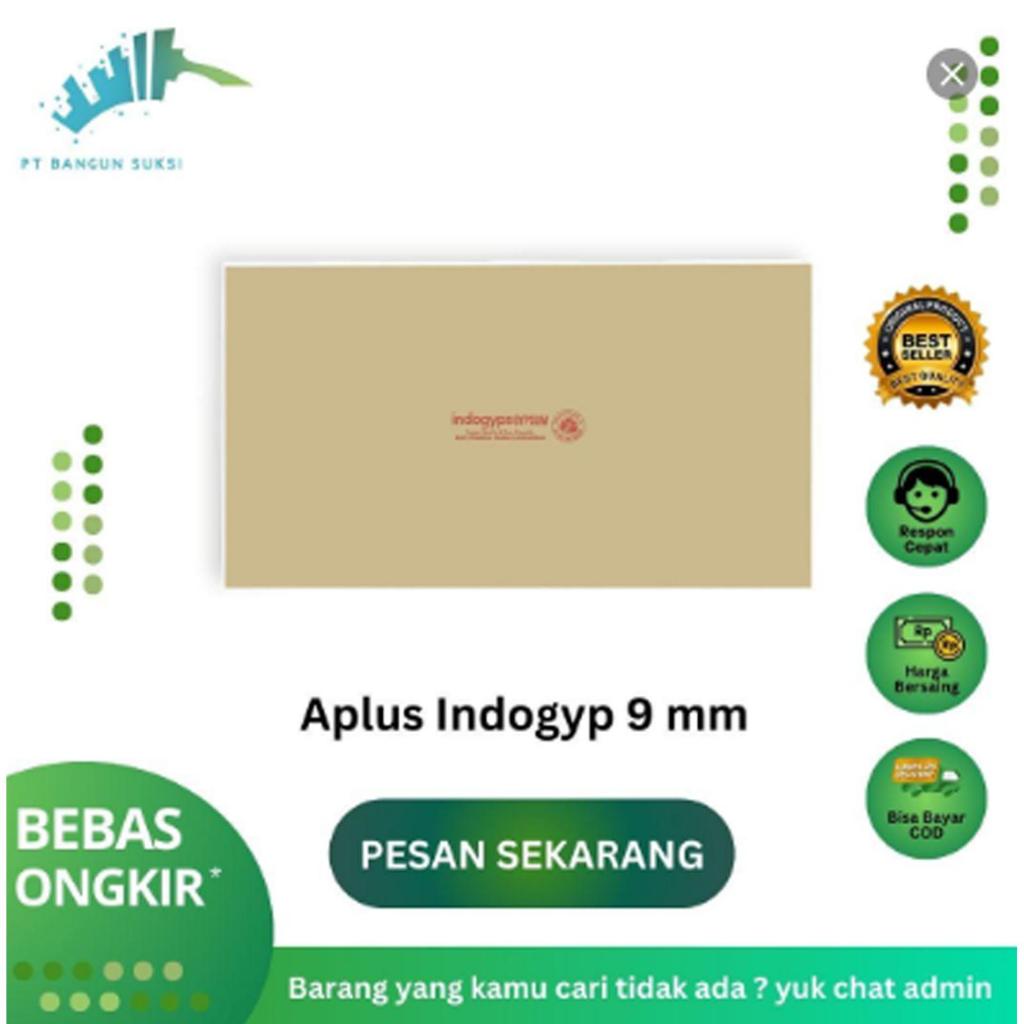 Gypsum APLUS Indogyps 9 mm Plafon