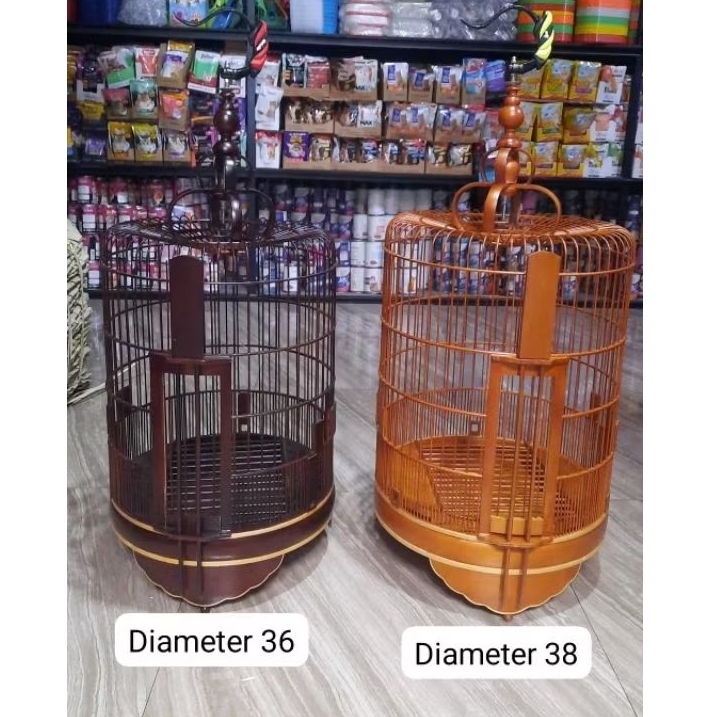 sangkar burung Anis merah ruji longgar