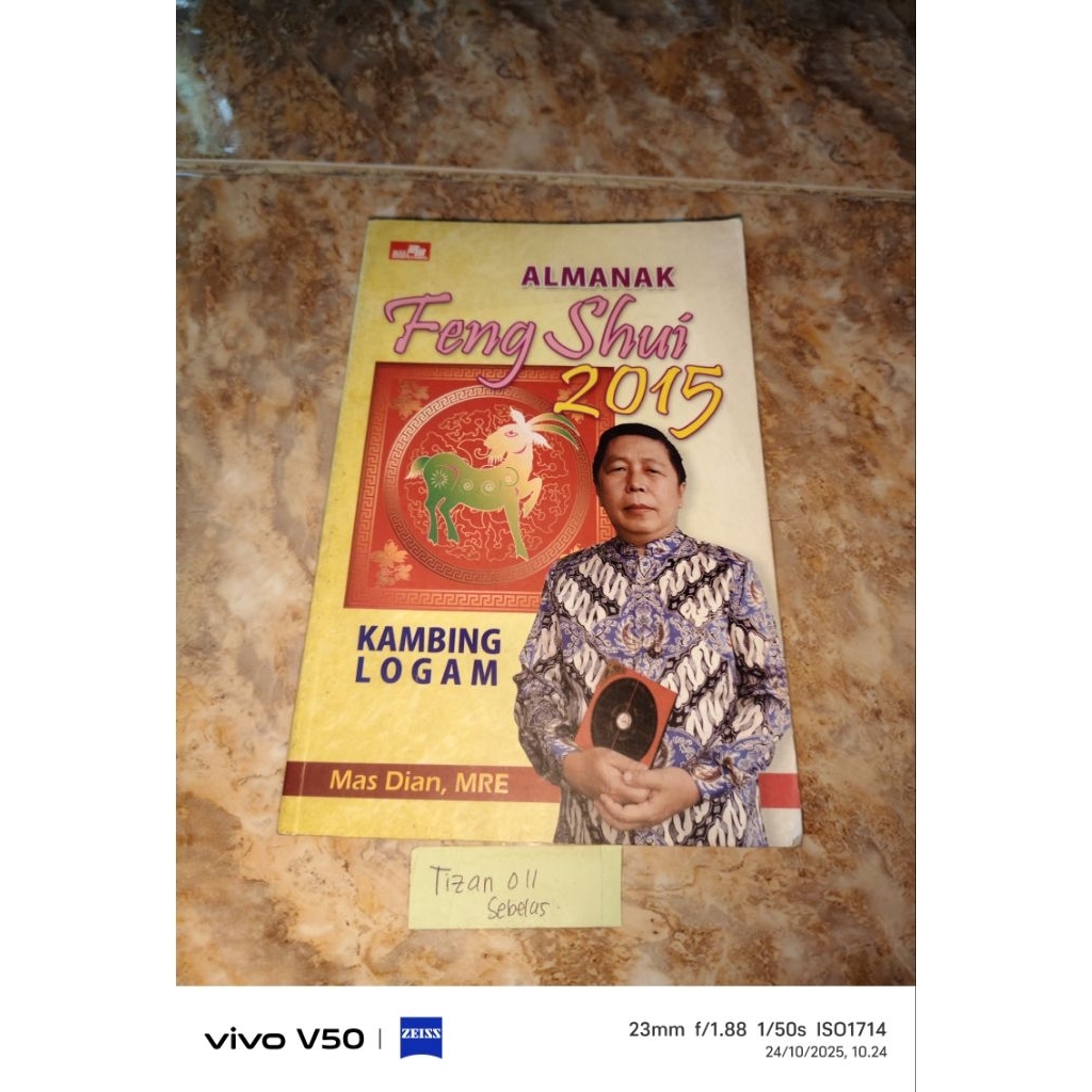 Buku Almanak Feng Shui 2015 Kambing Logam - Mas Dian