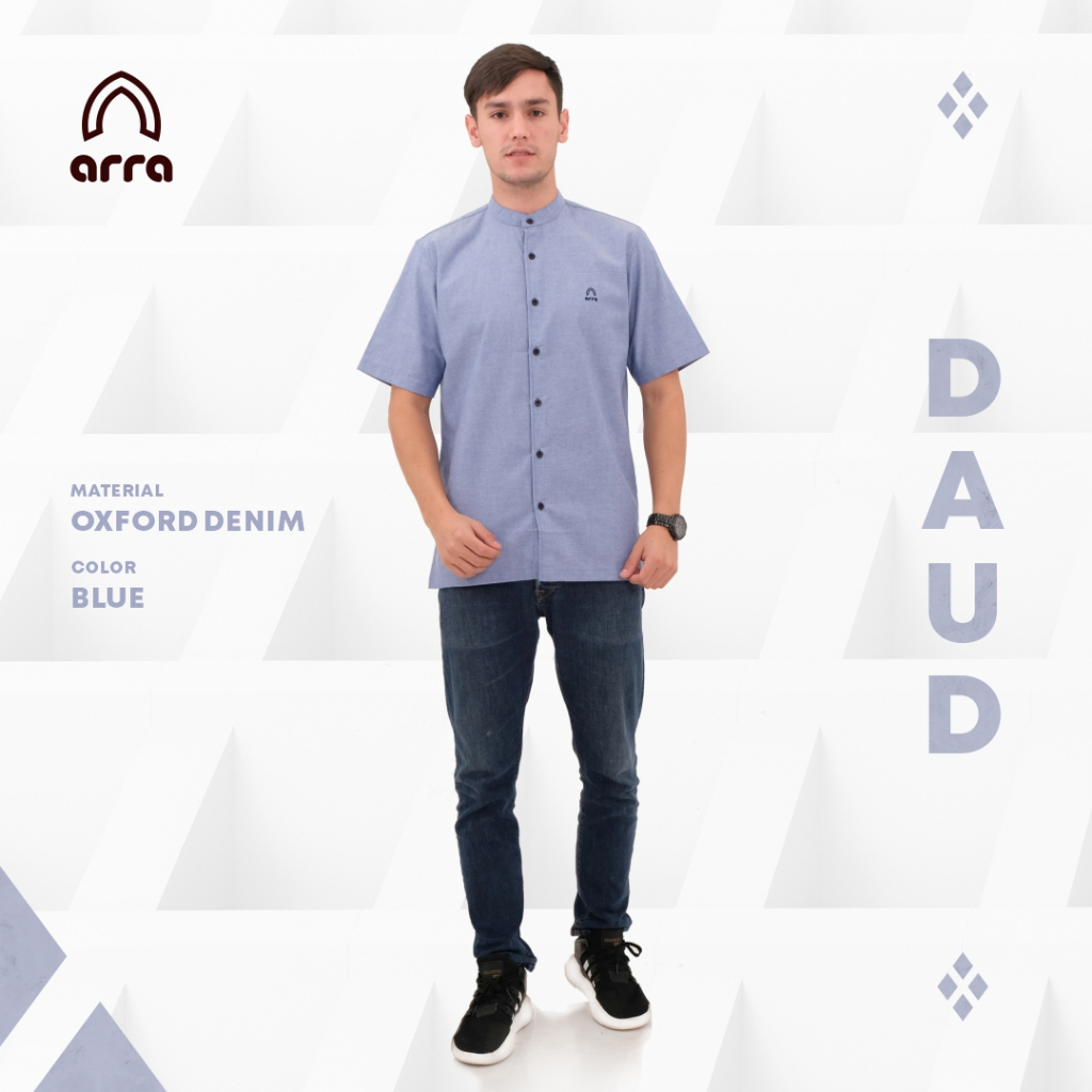 Baju Koko Daud Hijau Baju Koko Pria Lengan Panjang Premium Baju Koko Putih Lengan Pendek Katun Oxfor