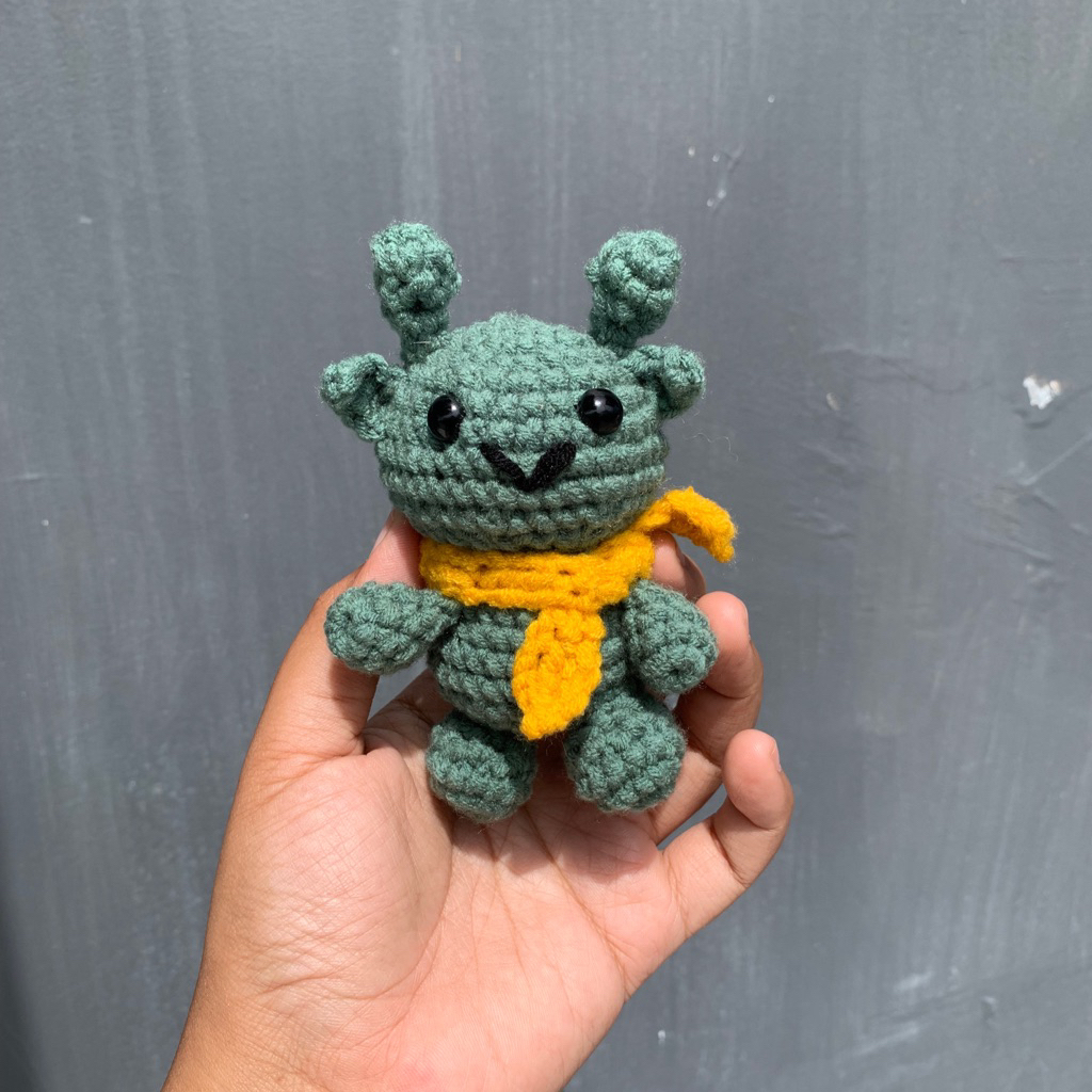 Nuna Project - Bag Charm Baby Alien Rajut [Handmade]